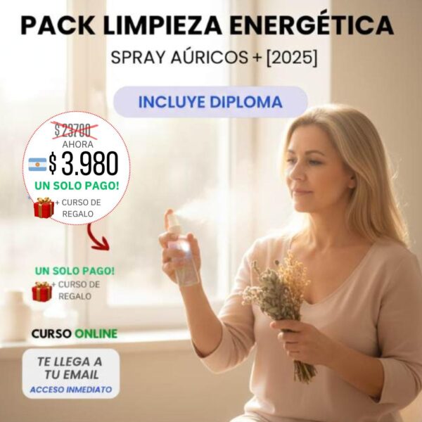 Pack Limpieza Enérgetica + Spray Áuricos [2026]