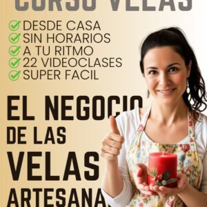 PROMO COMPRANDO CURSO JABONES LLEVATE CURSO DE EL NEGOCIO DE LAS VELAS ARTESANALES