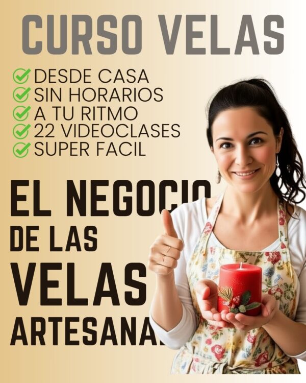 PROMO COMPRANDO CURSO JABONES LLEVATE CURSO DE EL NEGOCIO DE LAS VELAS ARTESANALES