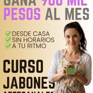 CURSO JABONES ARTESANALES, VELAS Y SAHUMERIOS + 20 BONUS