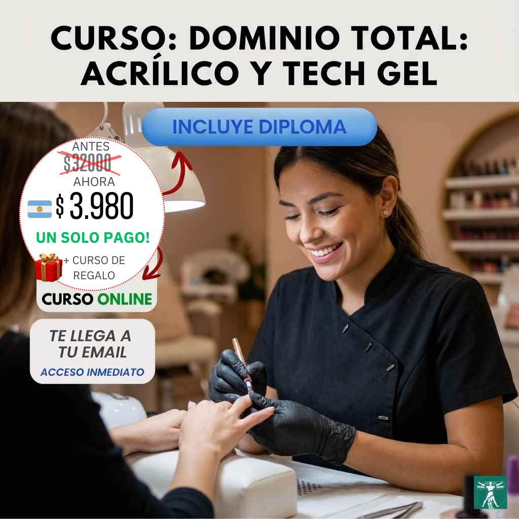 Experta en Uñas - Acrílico y Tech Gel - Dominio Total