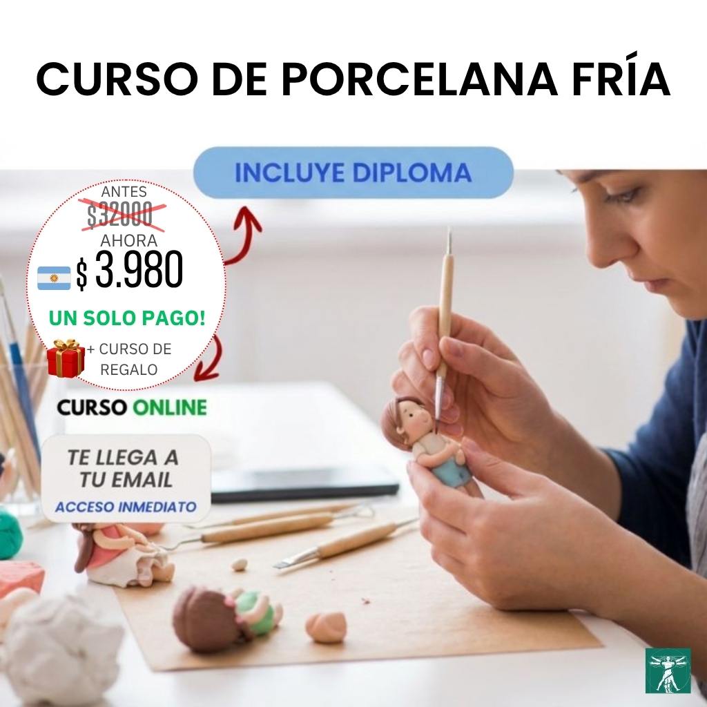 Curso Profesional: Figuras en Porcelana Fría desde Cero