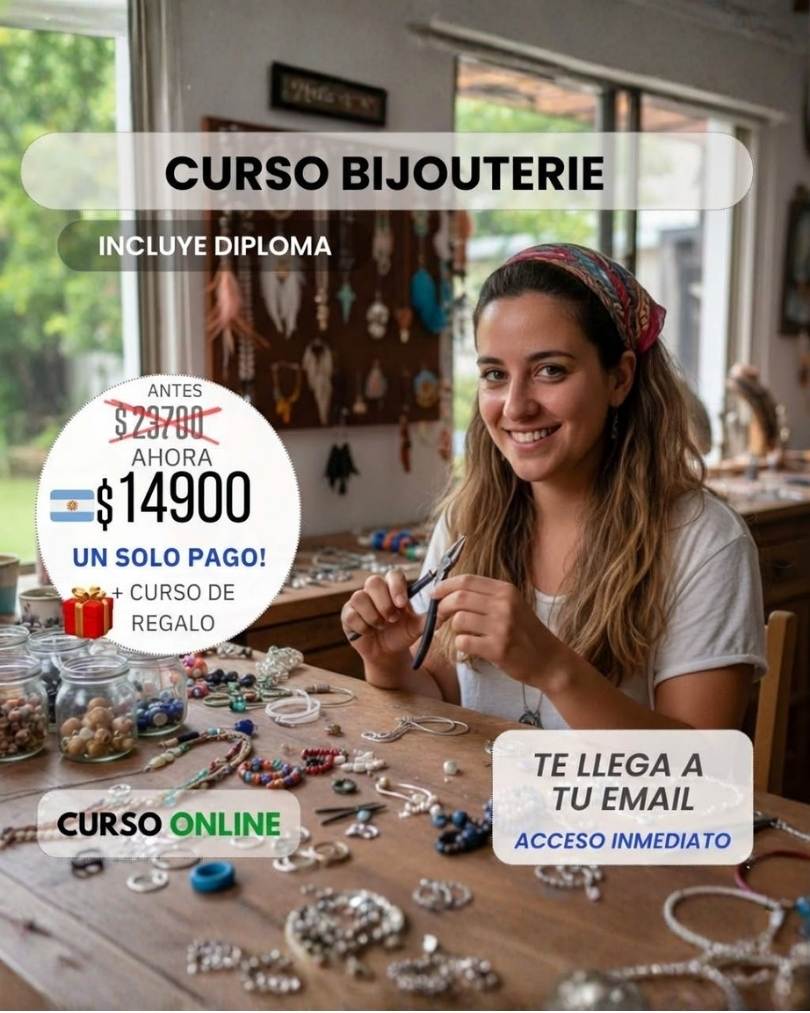 Portada del Curso de Bijouterie