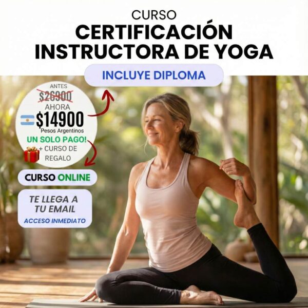 Curso Certificación Instructora de Yoga [2025]