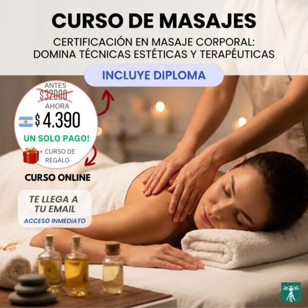 Curso de Masajes - Certificación en Masaje Corporal: Domina Técnicas Estéticas y Terapéuticas