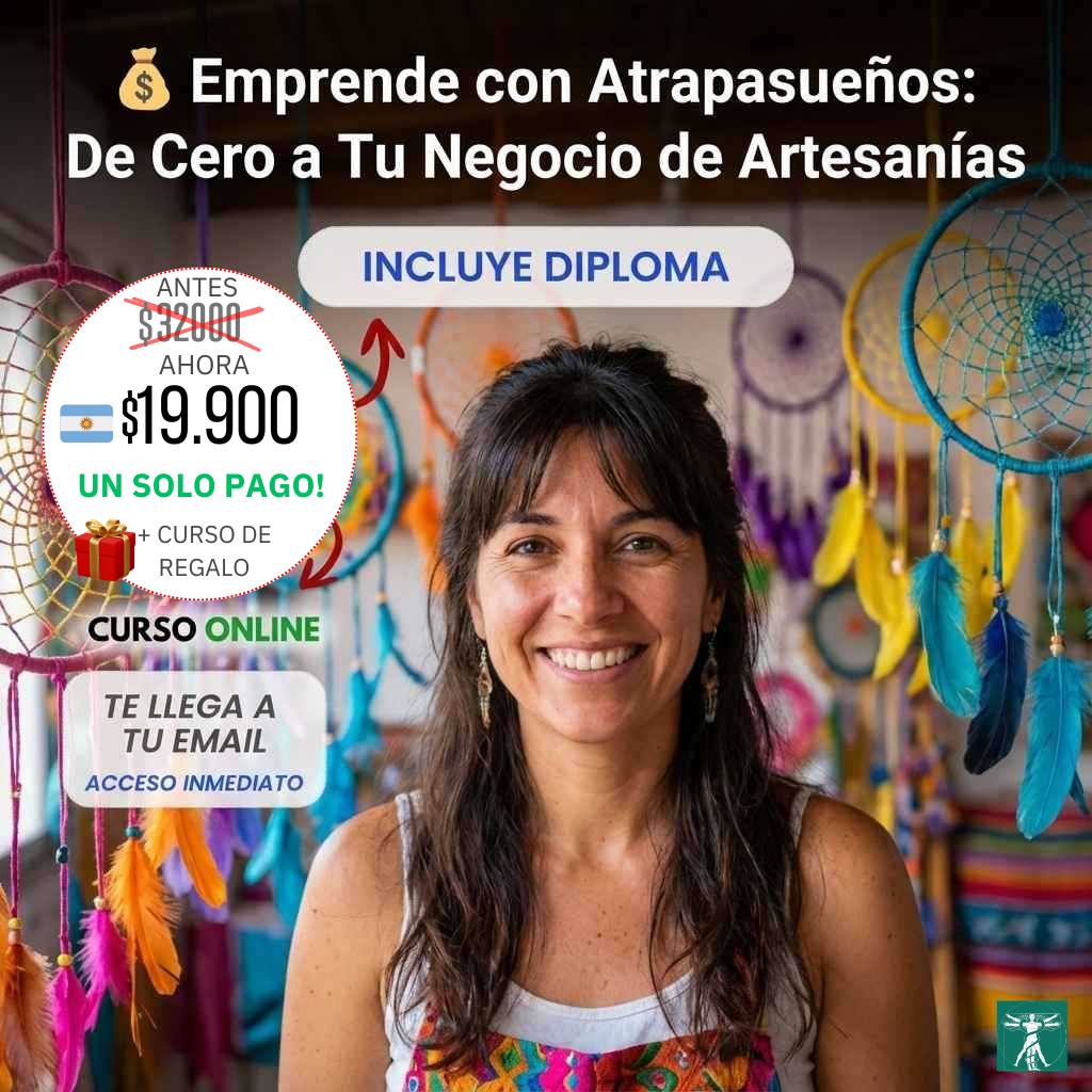 💰 Emprende con Atrapasueños: De Cero a Tu Negocio de Artesanías