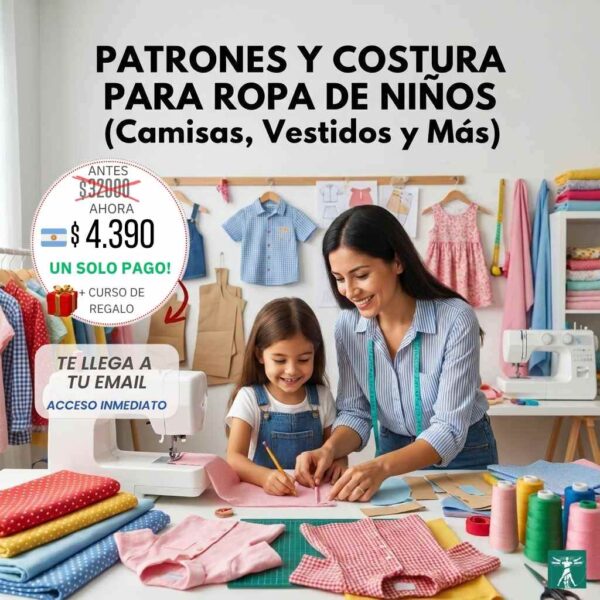 Patrones y costura para Ropa de Niños (Camisas, Vestidos y Más)