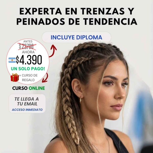 Curso: Experta en Trenzas y Peinados de Tendencia