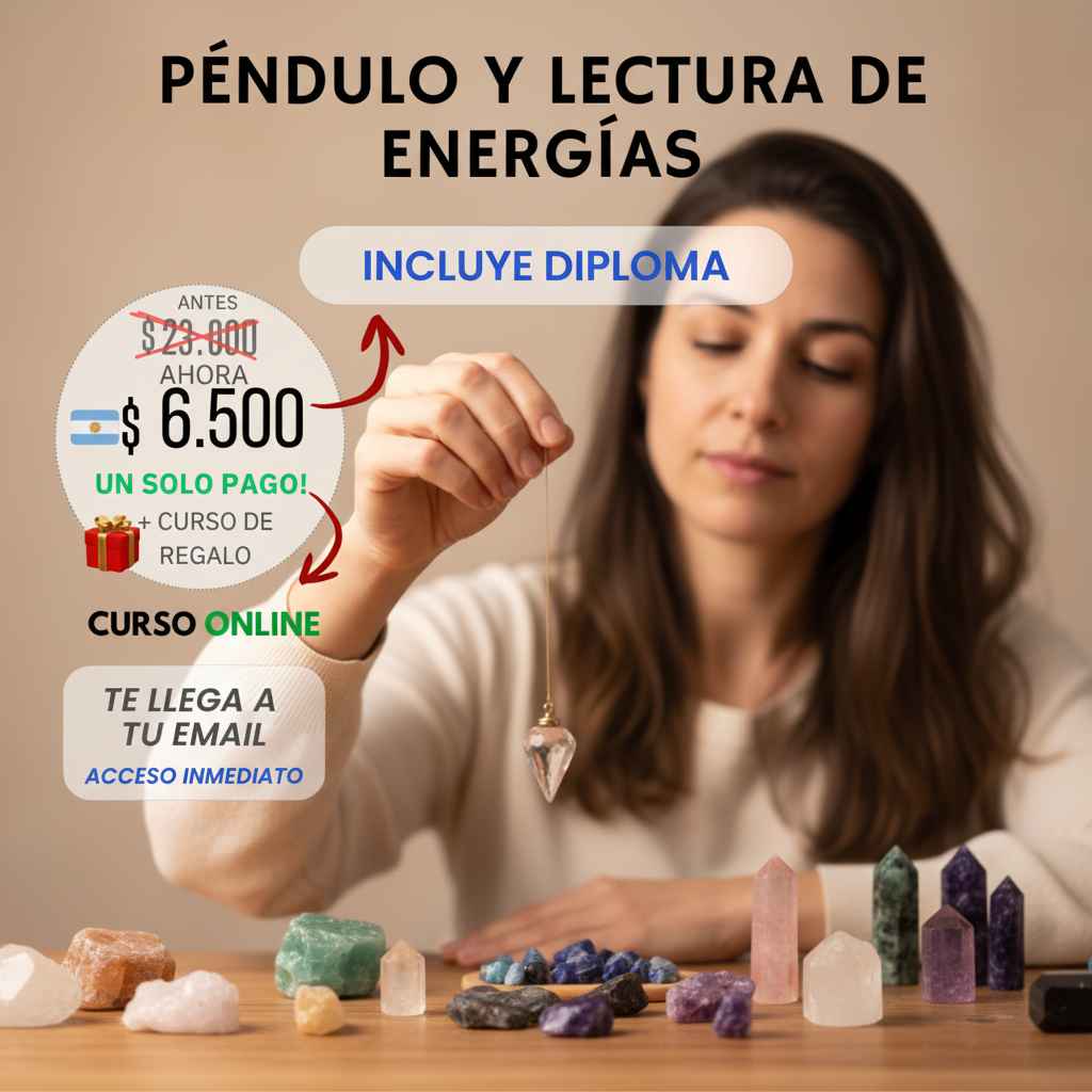 Curso: Formación en Uso del Péndulo y Lectura de Energías