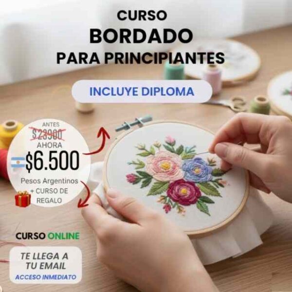 Curso: Bordado para Principiantes: Tu Primer Bastidor
