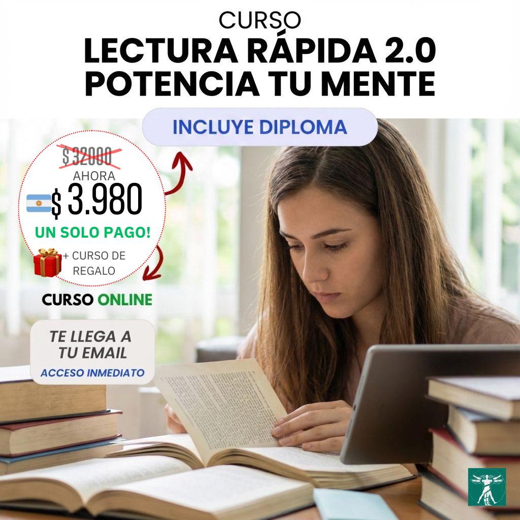 Curso de Lectura Rápida 2.0: Potencia tu Mente
