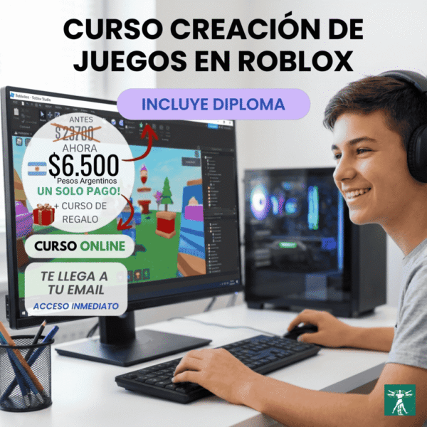 Creación de Juegos en Roblox - Domina LUA y Monetización
