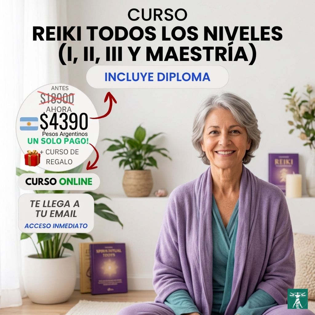 Pack de Reiki - Todos los niveles (I, II, III y Maestría)